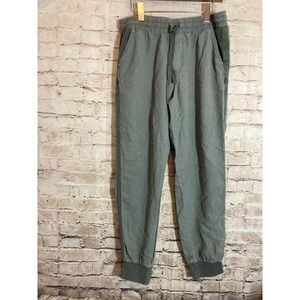 Splendid Jogger Pants Womens Large Lyocell & Linen Muted Green Lightweight